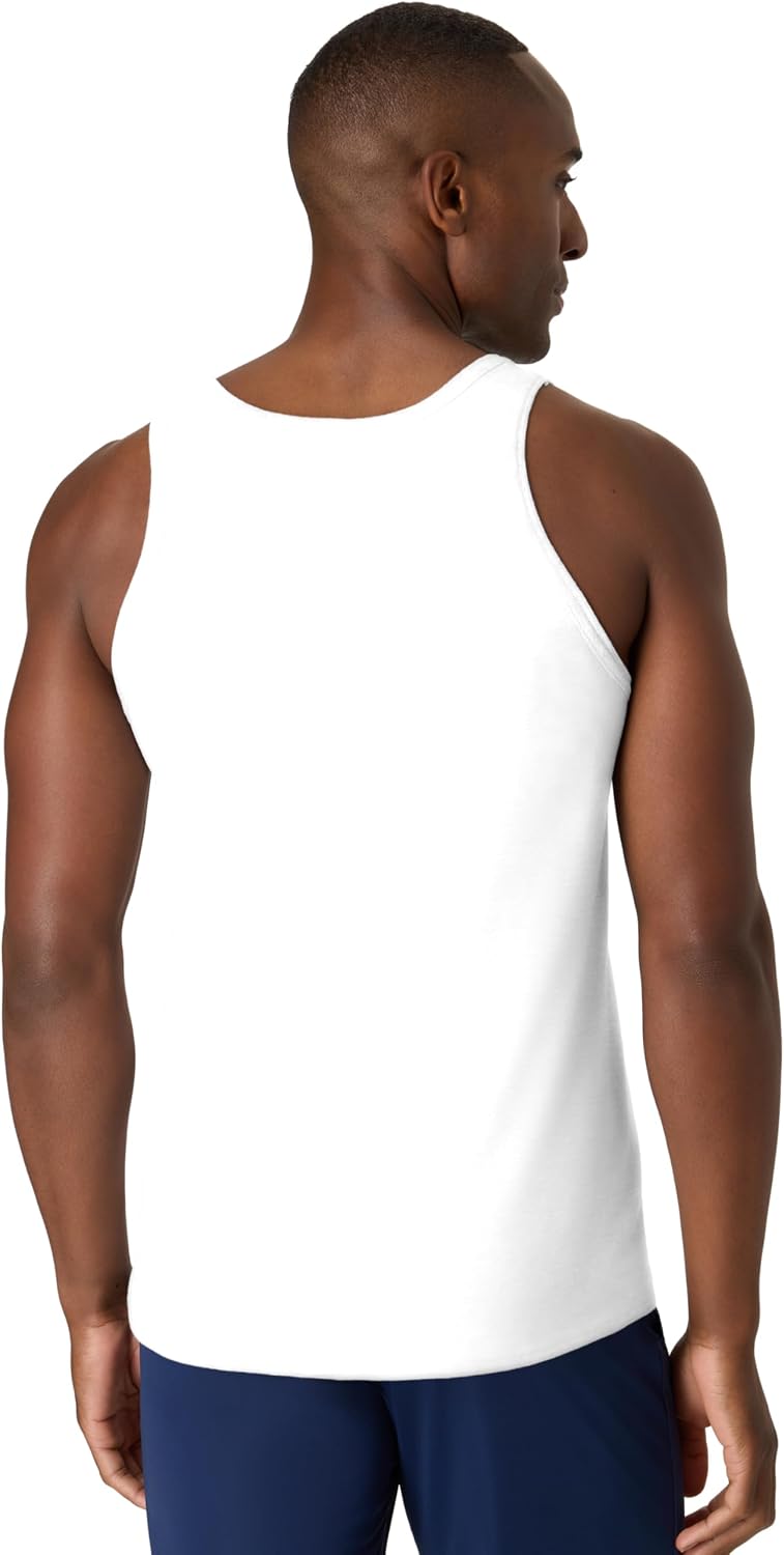 Hanes Men's Performance Tank, X-Temp Moisture-Wicking Tank Top, Solid Colors, 2-Pack