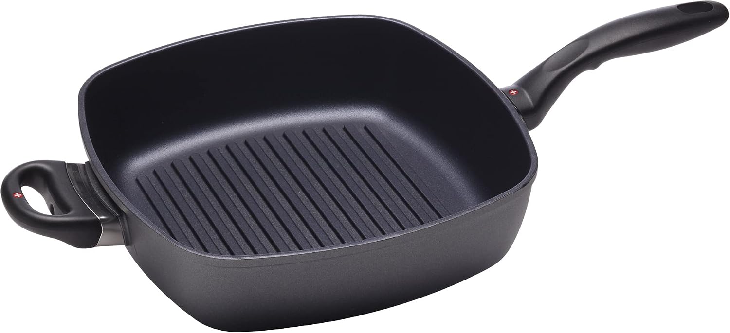 Swiss Diamond HD Classic Nonstick Induction Deep Square Grill Pan - 11 x 11