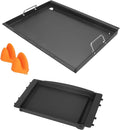 6787 Full-Size Griddle Inserts & 7658 Cast Iron Grill Griddle for Weber Spirit 300 & Spirit II 300 Series Grills, Flat Top Griddle for Weber Spirit I & II E-310 E-320 S-310 S-320