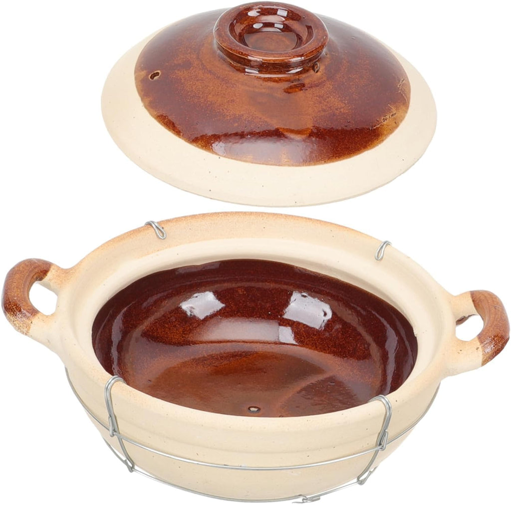 casserole Cooking Pot Milk Pot Pot Soup Bowls Casserole Dish Braiser Pan with Lid Kitchen Essentials South Single Handle Clay Individual