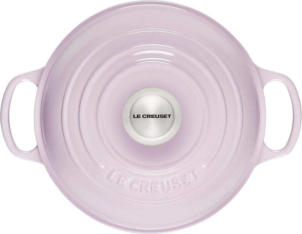 Le Creuset Enameled Cast Iron Signature Round Bread Oven, 9.5 inch, Shallot