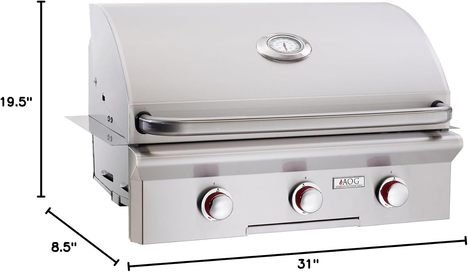 American Outdoor Grills 30NBT-00SP T-Series 30 Inch Built-in Natural Gas Grill