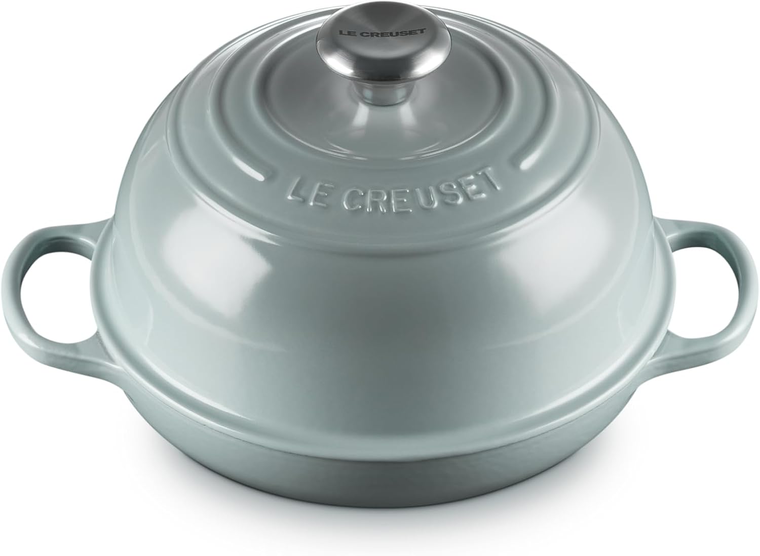 Le Creuset Enameled Cast Iron Signature Round Bread Oven, 9.5 inch, Sea Salt