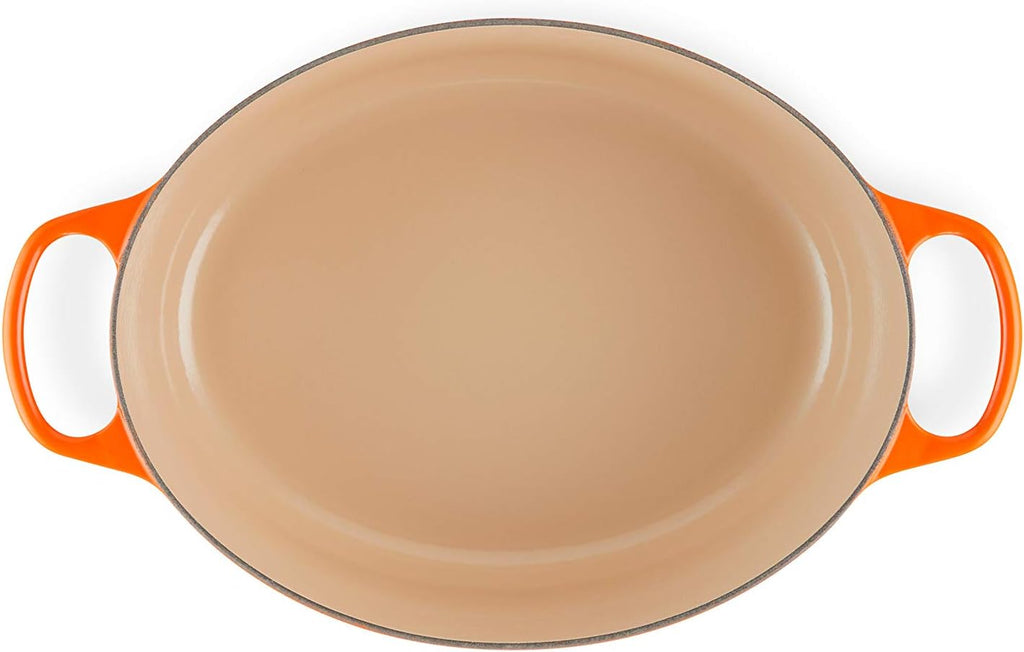 Le Creuset Signature Enamelled Cast Iron Oval Casserole Dish With Lid, 35 cm, 8.9 Litres, Volcanic, 21178350902430