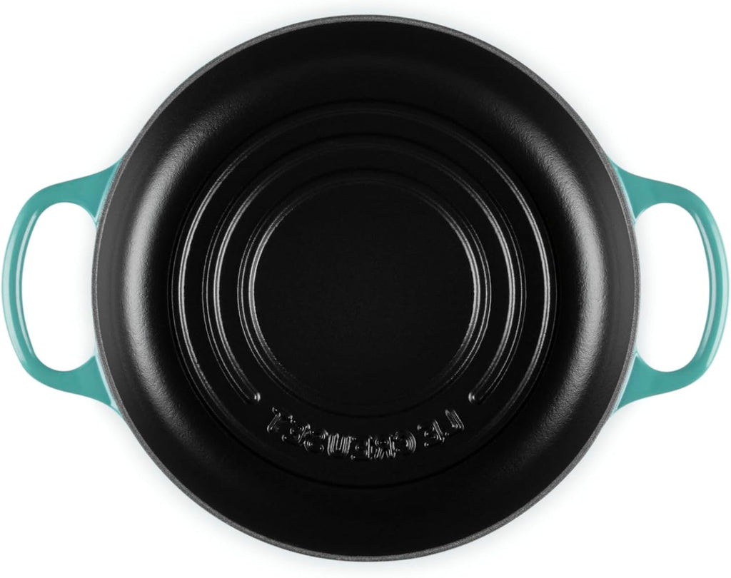 Le Creuset Enameled Cast Iron Signature Round Bread Oven, 9.5 inch, Riviera