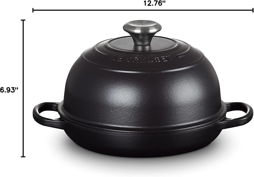 Le Creuset Enameled Cast Iron Signature Round Bread Oven, 9.5 inch, Licorice