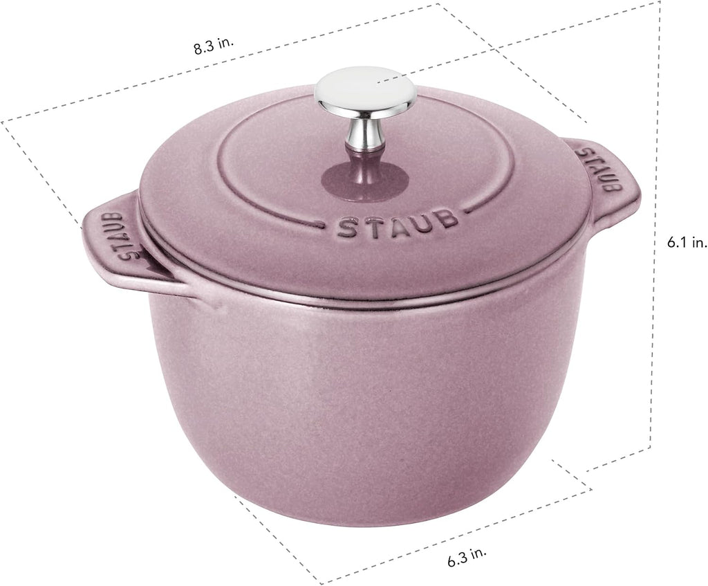 STAUB Cast Iron 1.5-qt Petite French Oven - Lilac