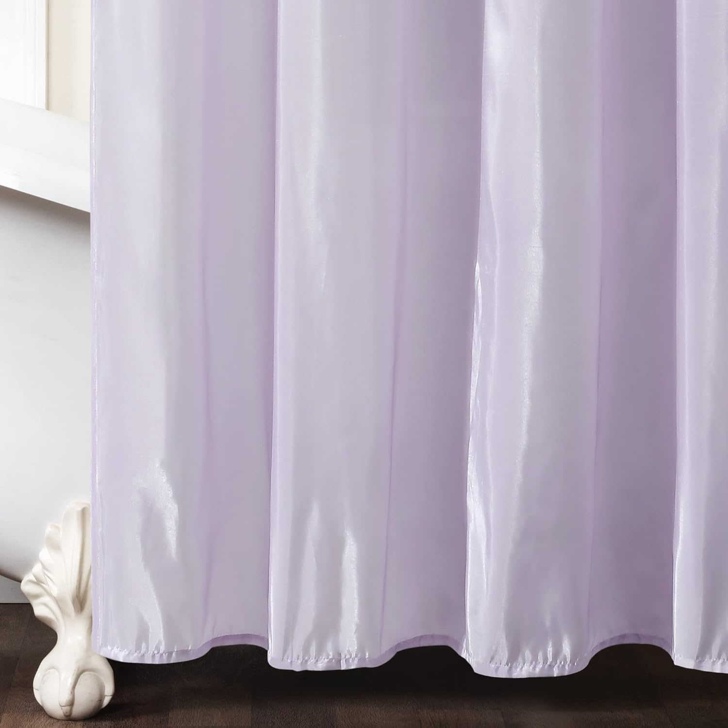 Lush Decor Lillian Shower Curtain, 72' x 72', Lilac (Pack of 6)