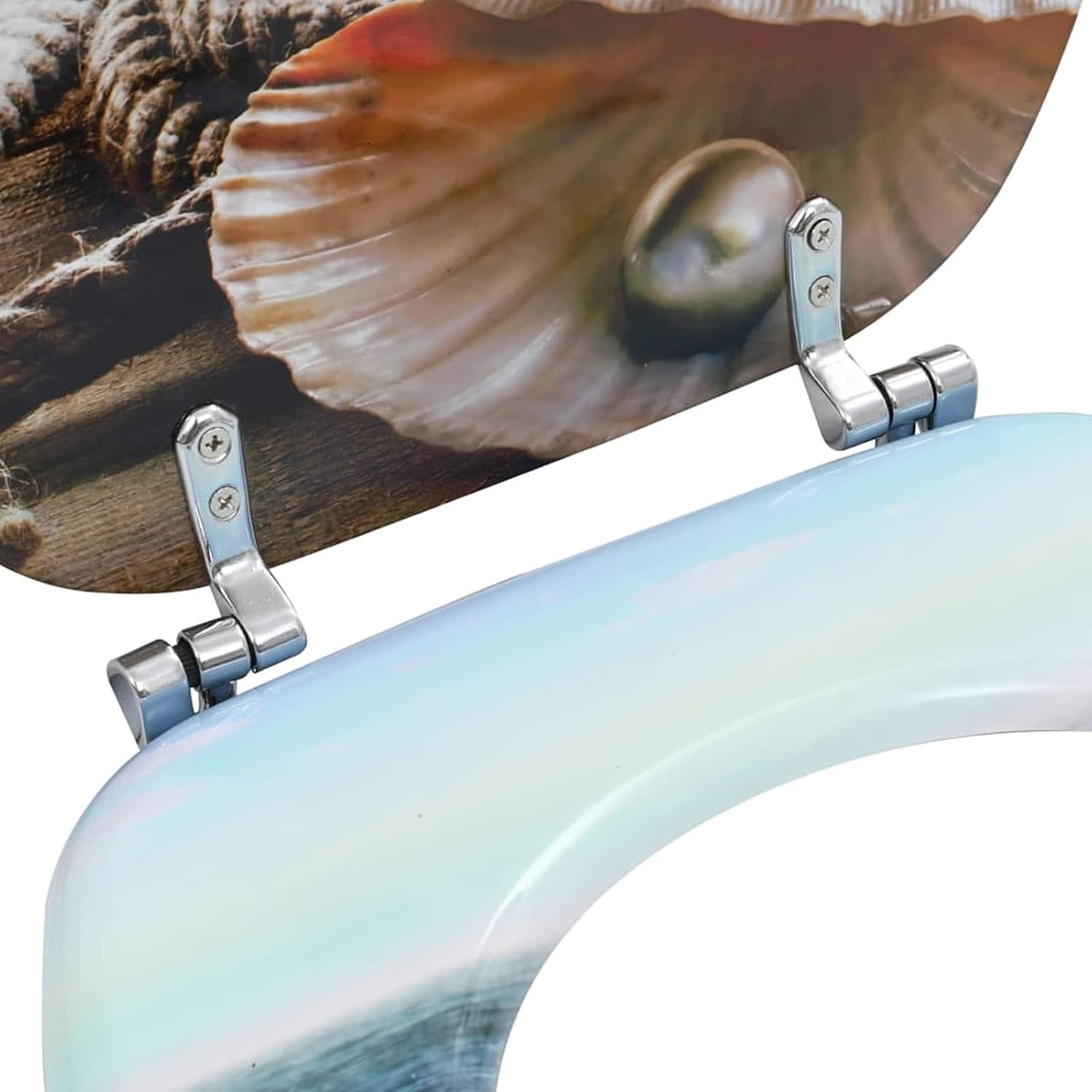 WC Toilet Seats 2 pcs with Lids MDF Design Toilet & Bidet Seats
