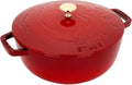 Staub Cast Iron 3.75-qt Essential French Oven with Dragon Lid - Cherry