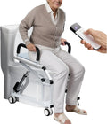 Electric Raised Toilet Seat, Toilet Lift Seat for Elderly,Electric Toilet Seat Lift with Handles for Seniors and Disabled,Power Toilet Incline Lift in Bathroom,Support to 330LBS