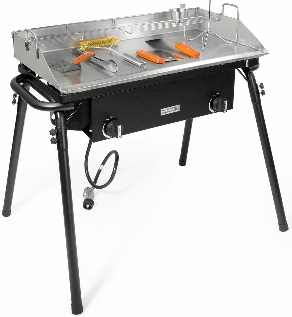 ARC-POWER for Outdoor Propane LPG Flat Top Cooker Grill with Stand Griddle