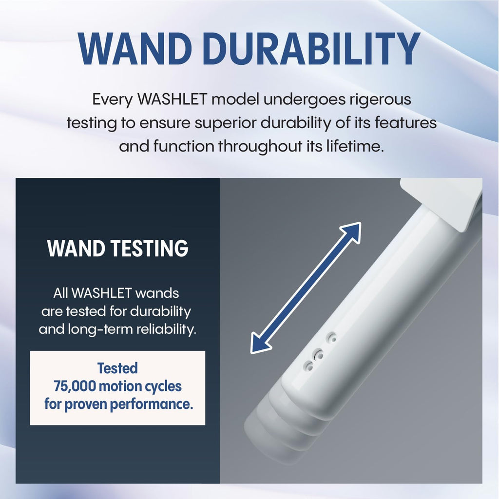 TOTO® WASHLET® S7 Electronic Bidet Toilet Seat with EWATER+® Bowl and Wand Cleaning, Contemporary Lid, Elongated, Sedona Beige - SW4726#12