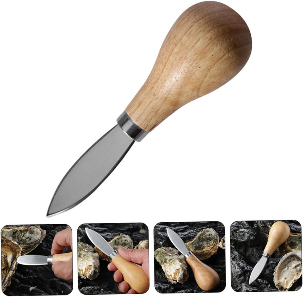Oyster Scallops Oyster Shells Gadget Tools Shellfish Opener Seafood Tool Oyster Tool Metal Scallop Opener Oysters Shucking Supply Kitchen Essentials Necessity