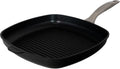 Swiss Diamond Nonstick Hybrid Ceramic and Diamond-Infused Square Grill Pan Dou Ceramic, Dishwasher & Oven Safe Up To 500 °F, 11 x 11-Inches