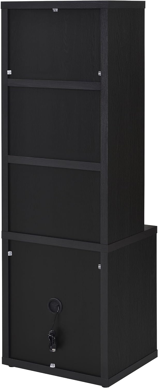 Coaster Home Furnishings Westpark 3-Piece Queen Bedroom Set Bookcase Headboard Black 315851Q-SET