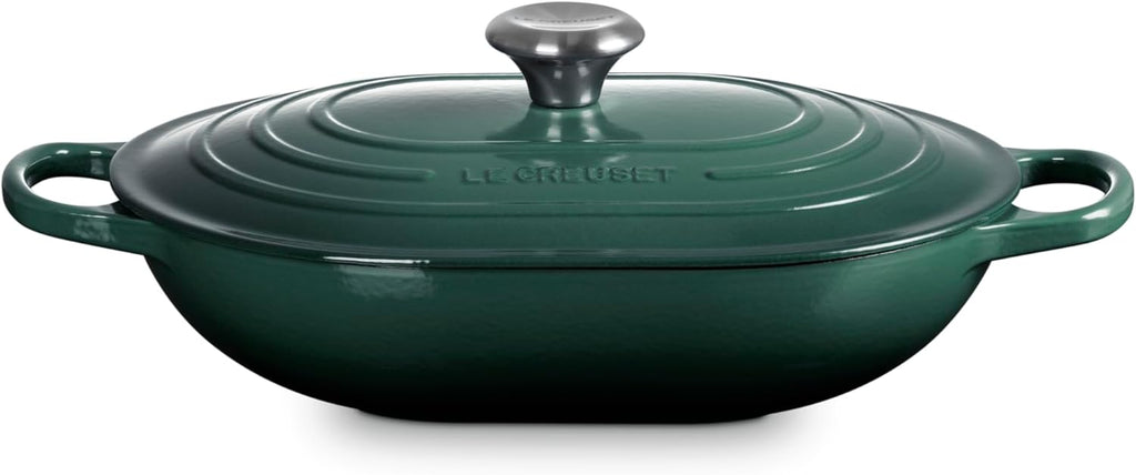 Le Creuset Enameled Cast Iron Signature Oval Casserole with Lid, 3.75 qt., Artichaut