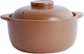 Cookware Kitchen Stew Pot Round Ceramic Casserole for Soup and Stews, Clay Cooking Pot with Lid and Dual Handles, Uniform Heating Household Braiser Pan,4L
