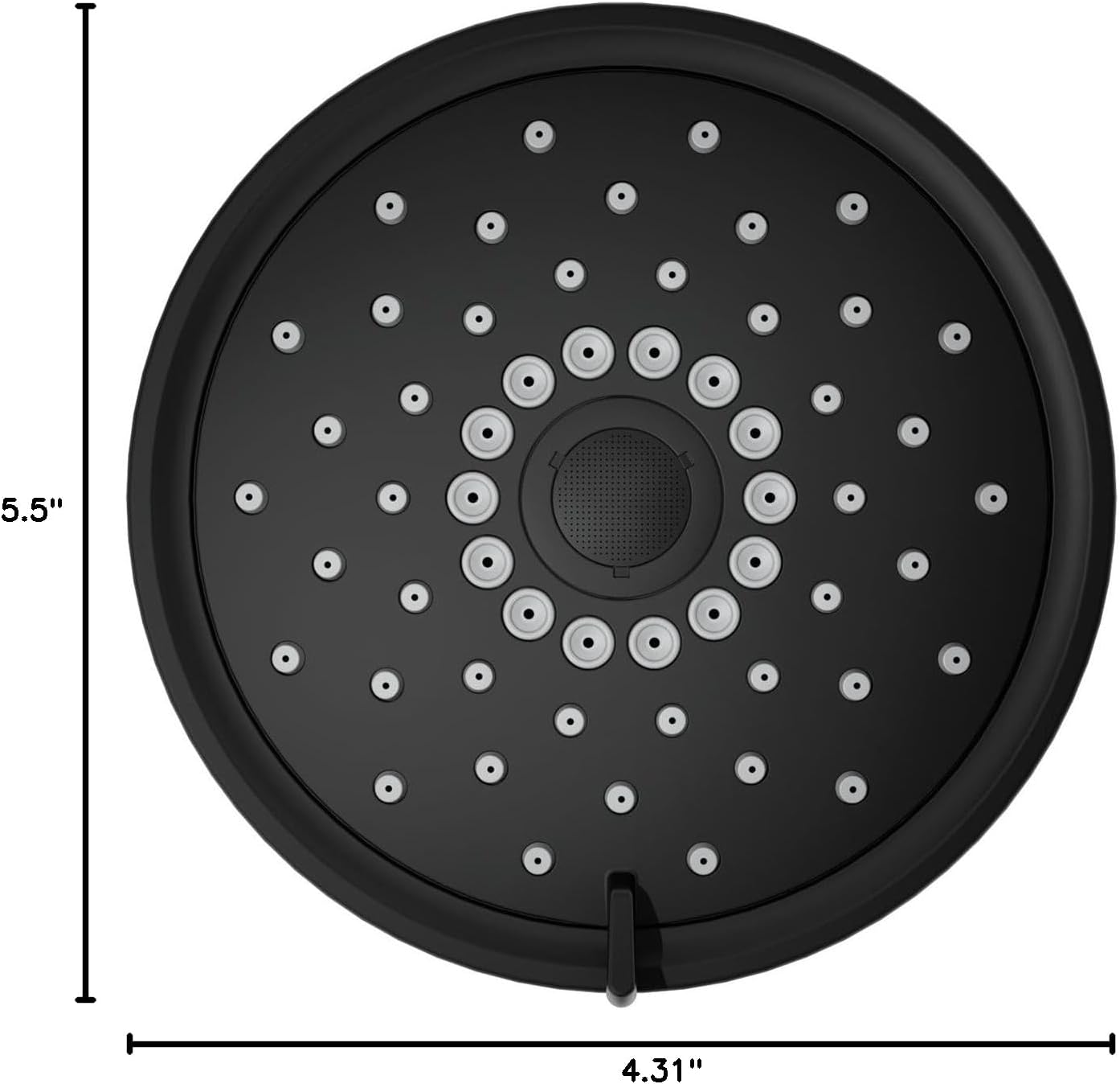 Kohler 22170-BL Purist® Three-function showerhead, 2.5 gpm, Matte Black