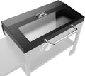 Upgraded Clear View Griddle Lid for Blackstone 28 Inch 1605 1839 1517 1853 1885 1856 Gas Griddle, Glass Hinged Griddle Lid Replacement Parts for 28' Blackstone 5003N Cover Accessories with Handle