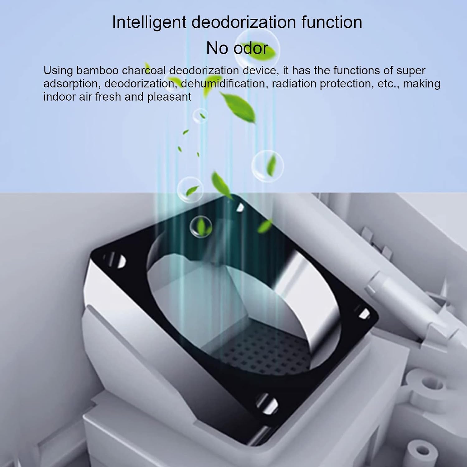 Electronic Bidet Toilet Seat Elongated Smart Heated Toilet Seat, Temperature Controlled Wash, Warm Air Dryer, Smart Touch Panel, Adjustable Warm Water Function, LON004MKJ ( Size : Standard version )