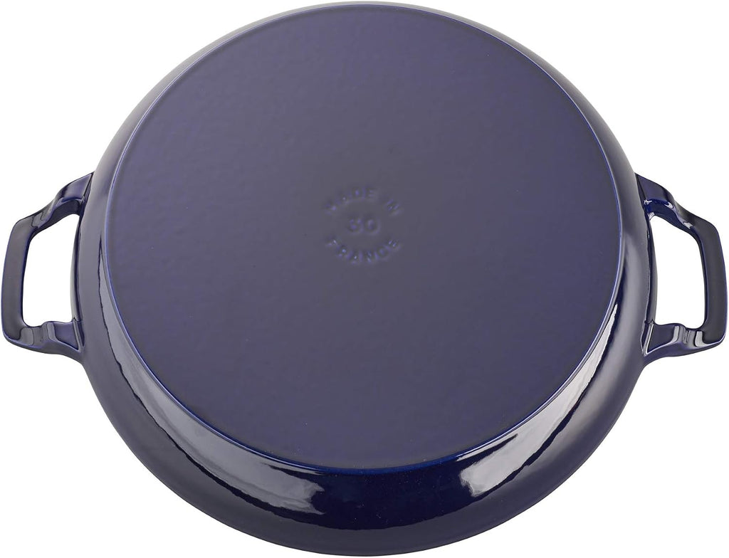 Staub Cast Iron 3.5-qt Braiser - Dark Blue, Made in France