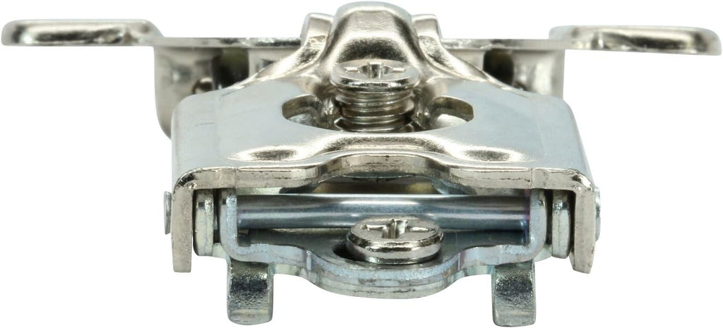 Rok Hardware 50 Pack Grass TEC 864 108 Degree 1/4' Overlay 3 Level Soft Close Screw On Compact Cabinet Hinge 04429A-15 3-Way Adjustment 45mm Screw Hole Pattern