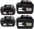 18V Li-ion Battery Compatible with LXT BL1860B BL1850B Replacement for BL1830B BL1840B LXT400 Cordless Circular Saw Angle Grinder & Blower High Capacity(6.0Ah x2 12.0Ah x2)