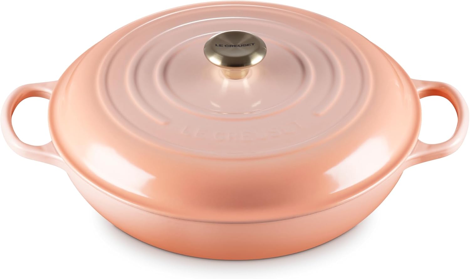 Le Creuset Enameled Cast Iron Signature Braiser, 5qt., Peche