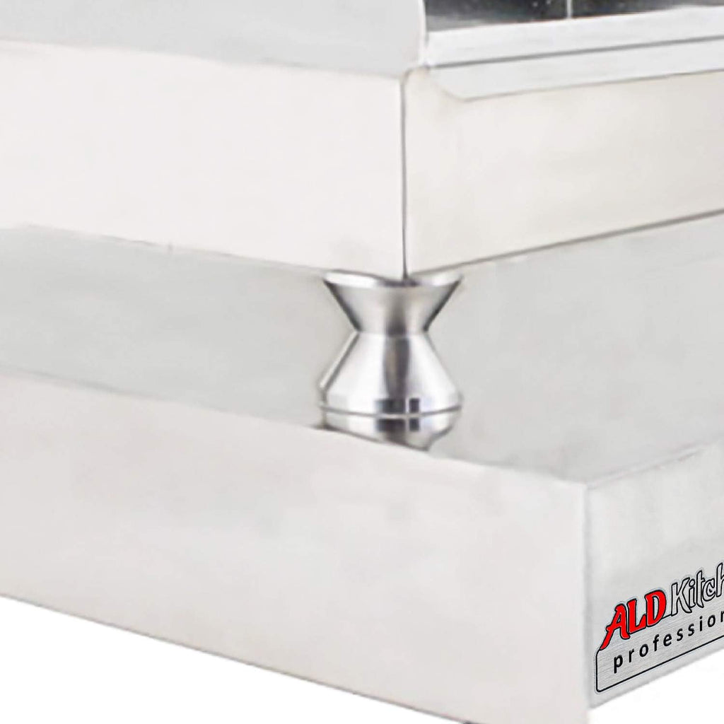 ALDKitchen Flat Top Griddle | Teppanyaki Grill | Single, Dual or Triple Thermostat | Commercial Use | 110V | No Plug (Medium)