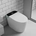 Sounor Modren Smart Tankless Toilet With Bidet Built In Comfort Height Elongated Rear Front Warm Water Cleaning Powerful Dryer Heated Seat,Foot SensorControl,Auto Open & Close Lid