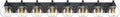 8-Light Bathroom Light Fixtures, Matte Black Vanity Light, 52 Inch Modern Wall Sconces with Globe Clear Glass Shade, Vanity Lighting Fixtures Over Mirror, VL195-MB-8