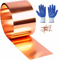 Copper Flashing 99.95% Pure - 20 Gauge 0.8mm Thick Copper Strip - Solid Copper Roll in Various Widths & Length – ASTM B152M Copper Sheet - Contractors & DIY Projects (20 Ga, 6' Width x 20 FT)