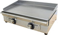 Commercial Stainless Steel LPG Gas Griddle Grill, 28.9' x 16.1' Flat Top Countertop Griddle for Steak, Pancakes & Teppanyaki, 2800Pa, Home & Outdoor Use