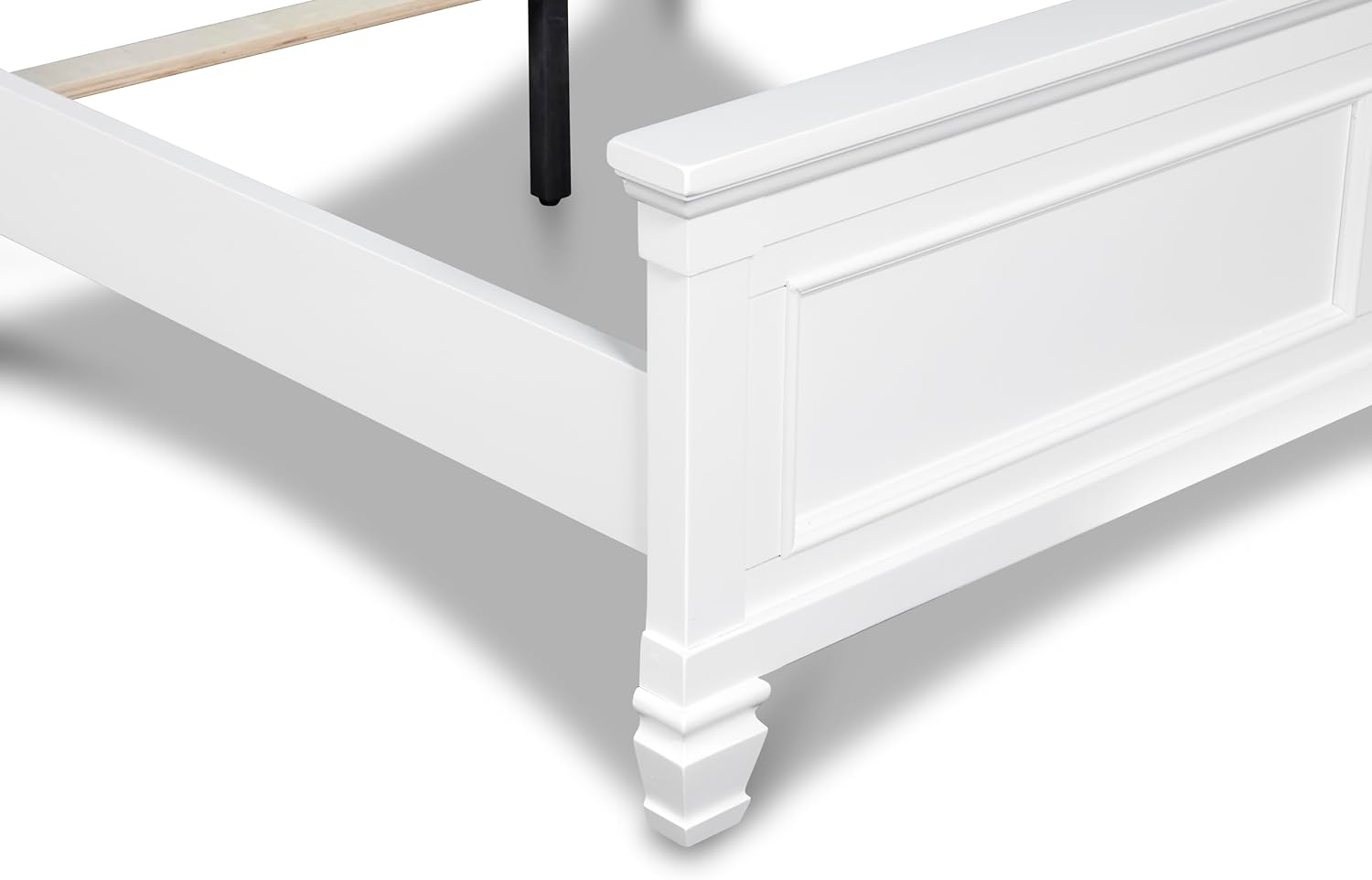 New Classic Furniture Tamarack Wood Full Bed, White