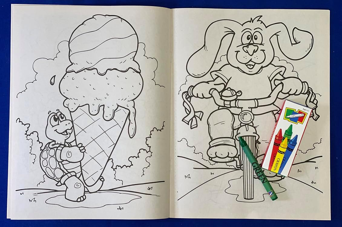 ZOCO – Fun to Color (in Spanish) Custom Promotional Coloring Books (250 Bulk Pack, with Crayons) – Games, Puzzles, Activities for Kids
