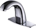 Charmingwater Touchless Bathroom Sink Faucet with Thermostatic Valve, Motion Automatic Sensor Faucet with Hole Cover Plate, Chrome