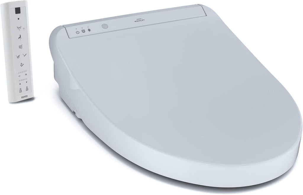 TOTO SW3083 Round C5 & SW3036R K300 Electronic Bidet Toilet Seats, Cotton White