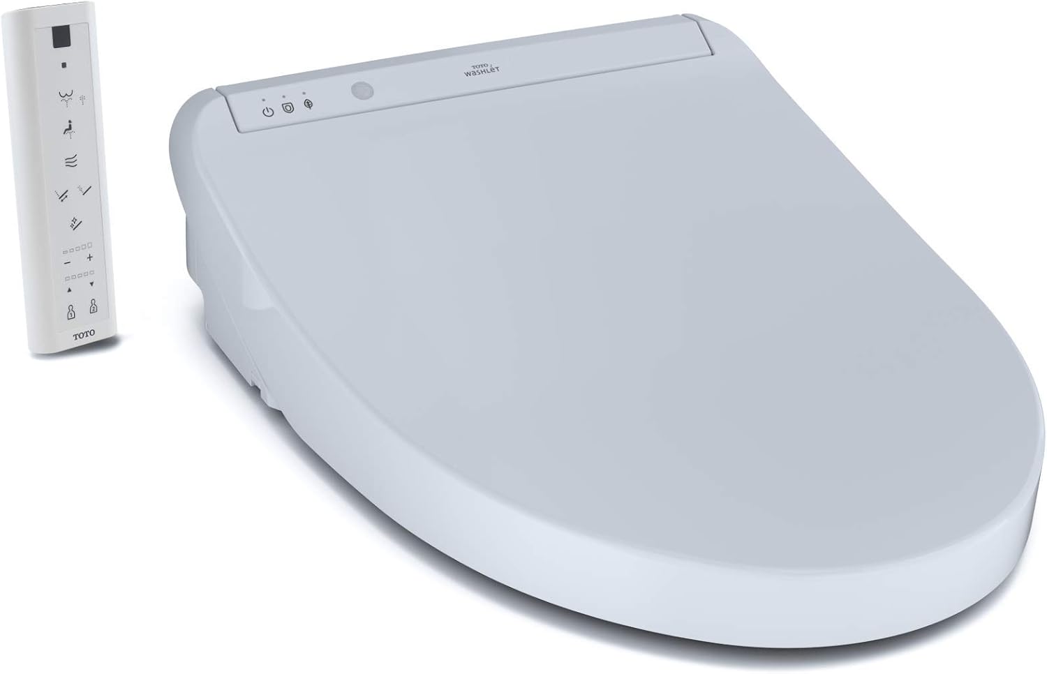 TOTO SW3083 Round C5 & SW3036R K300 Electronic Bidet Toilet Seats, Cotton White