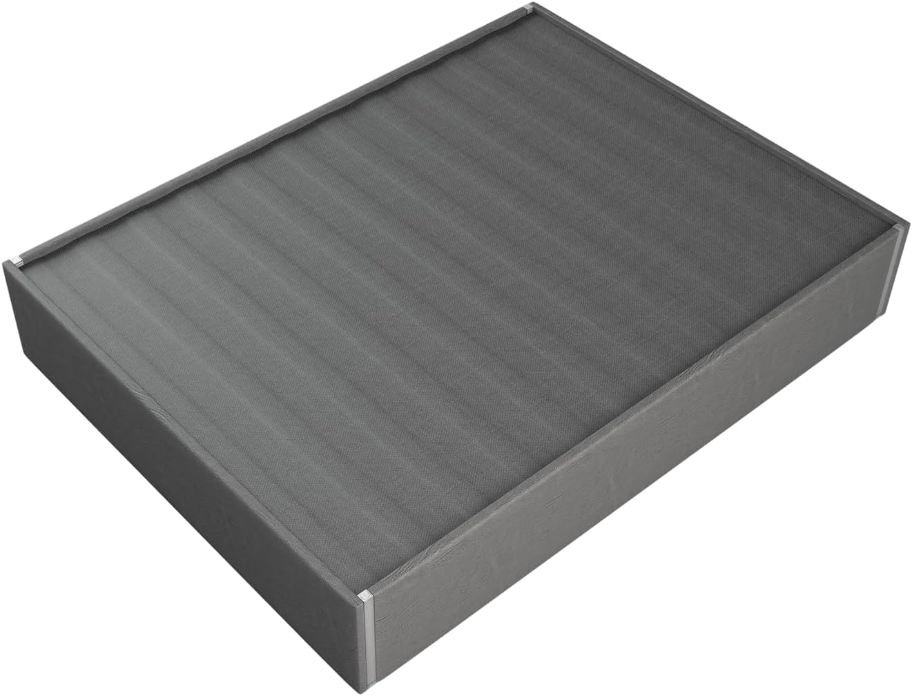 VANT Upholstered Platform Bed -Queen Size- Boucle Grey - Easy Assembly Bed Frame No Box Spring Needed Foundation for Optimal Support - Sleek Modern Design for Any Bedroom