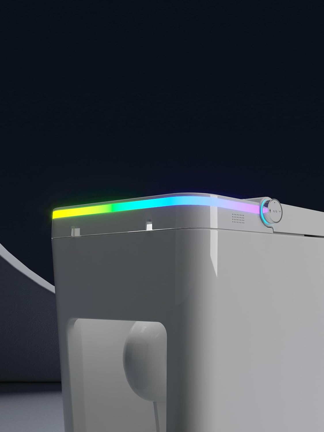 Smart Toilet with Built in Bidet Seat, Tankless Toilet with Auto Lid Opening, Closing and Flushing, Heated Seat, Digital Display, Elongated