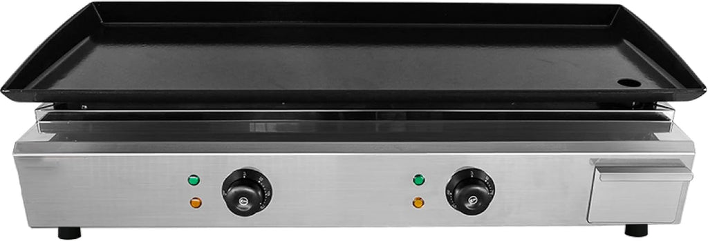 4000W Electric Flat Top Countertop Griddle, Commercial Stainless Steel Grill Non-Stick Hotplate for Barbecue Teppanyaki (79x38x24cm)