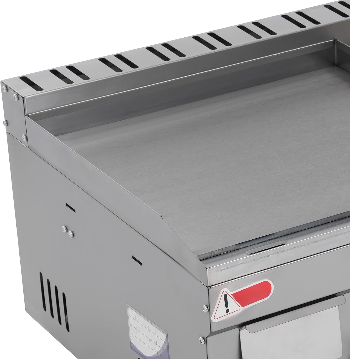 Commercial Flat Top Countertop Gas Griddle, 2.64 Gal 2-in-1 Stainless Steel BBQ Hot Plate Grill and Deep Fryer with Oil Draining Basket for Restaurants, Kitchen, Fast Food Shops, Snack Bars