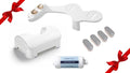 LUXE Bidet NEO 185 Gold Bidet Attachment, Comfort Soft Footstool, Toilet Seat Bumpers, and Water Filter Gift Set