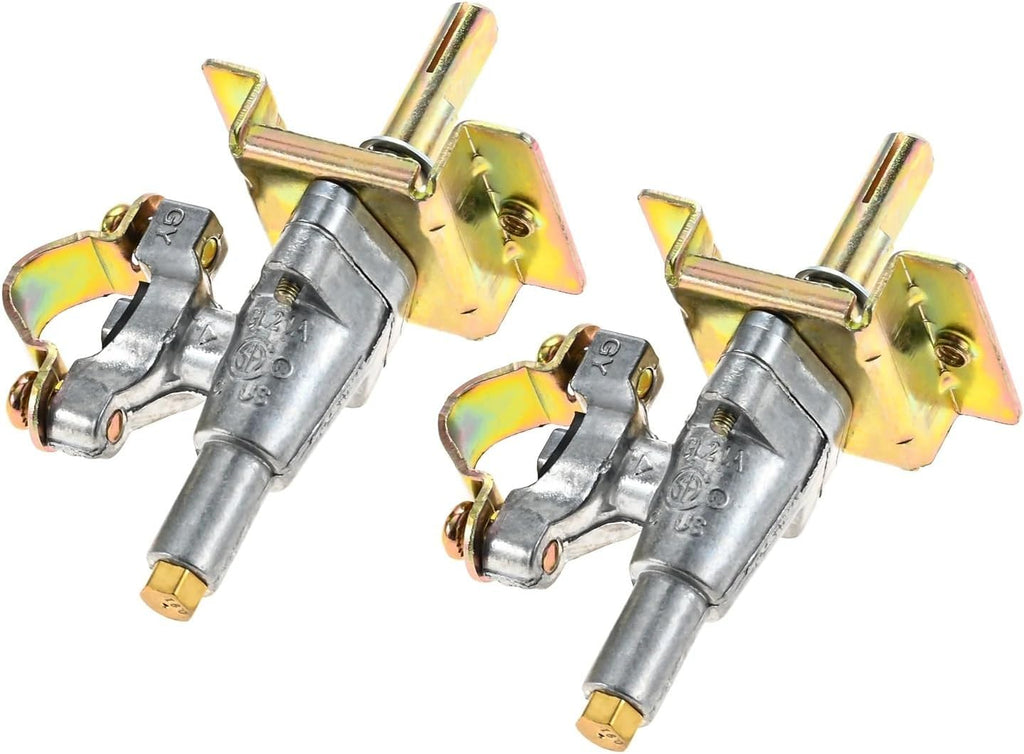 2pcs Griddle Burner Valve Fit For 36 Inch Gas Cooking Station 4 Flat Top Grill Propane 1554 1565