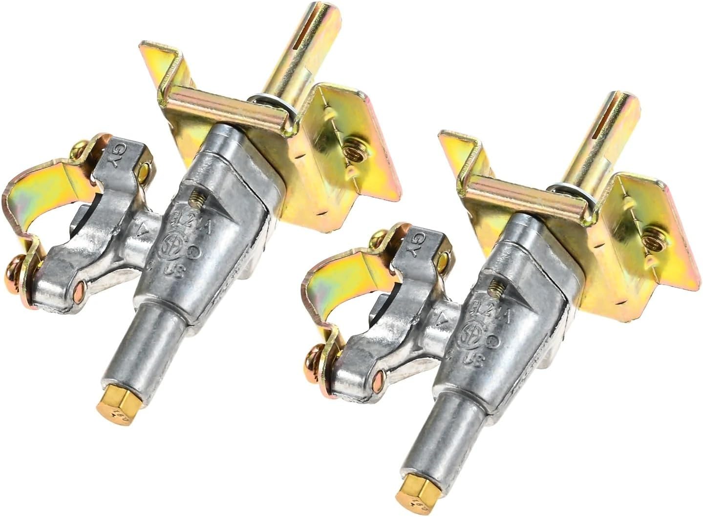 2pcs Griddle Burner Valve Fit For 36 Inch Gas Cooking Station 4 Flat Top Grill Propane 1554 1565