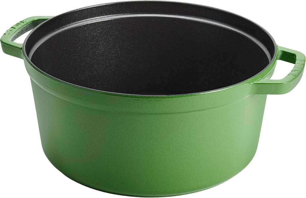Staub Cast Iron 7-qt Round Dutch Oven - Pistachio