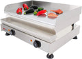 ALDKitchen Flat Top Griddle | Teppanyaki Grill | Single, Dual or Triple Thermostat | Commercial Use | 110V | No Plug (Medium)