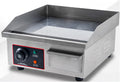 Electric Countertop Flat Top Griddle, Commercial Hot Plate BBQ, Non-Stick Teppanyaki, Stainless Steel Grill, Adjustable Thermostatic Control, for Kitchen Restaurant
