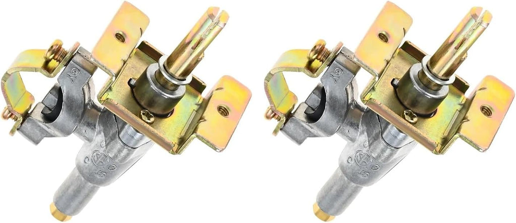 2pcs Griddle Burner Valve Fit For 36 Inch Gas Cooking Station 4 Flat Top Grill Propane 1554 1565